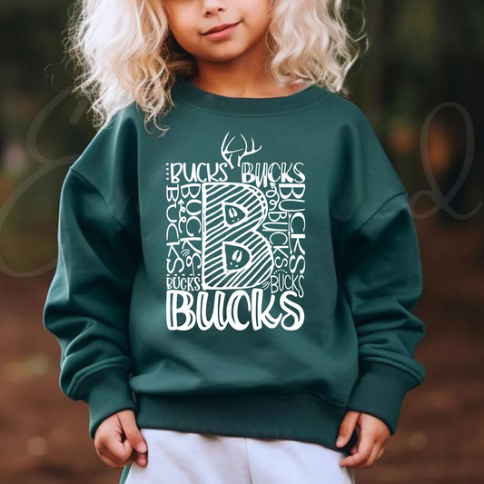 Pine River Bucks YOUTH Crewneck Sweatshirt