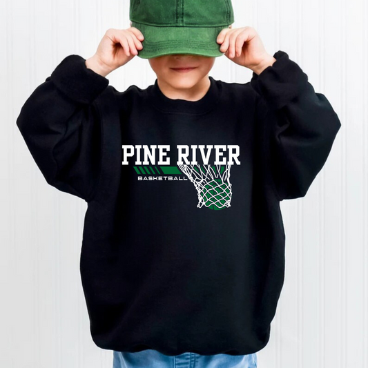 Pine River Bucks Basketball Unisex YOUTH Crewneck Sweatshirt