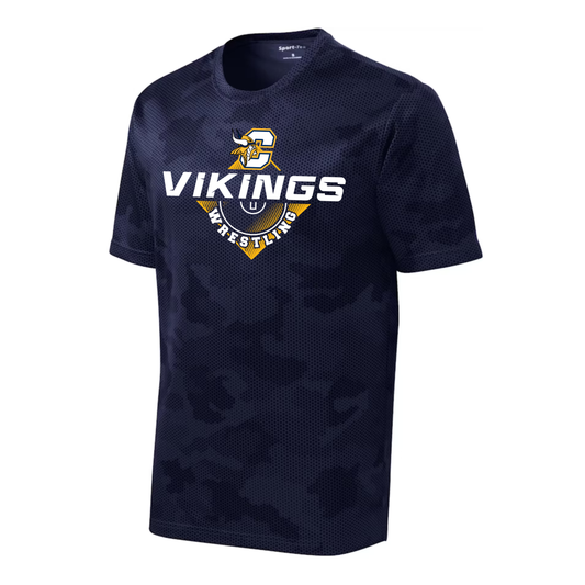 Camo Cadillac Vikings Wrestling DRI-FIT Cooling Performance T-Shirt