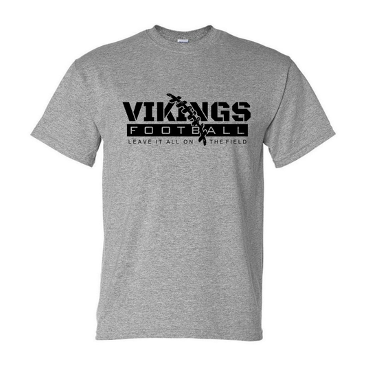 Reverse BLACKOUT Cadillac Vikings Football Unisex YOUTH T-Shirt