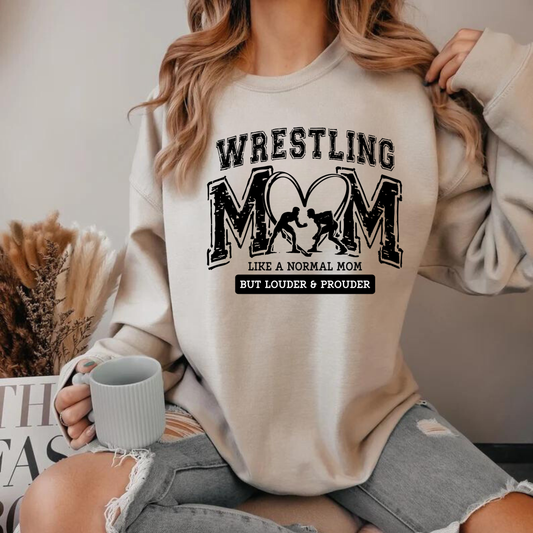 Wrestling Mom ADULT Crewneck Sweatshirt