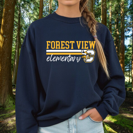 Forest View Elementary UNISEX Crewneck Sweatshirt