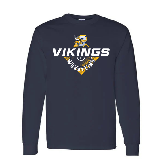 Cadillac Vikings Wrestling UNISEX Long-Sleeve T-Shirt