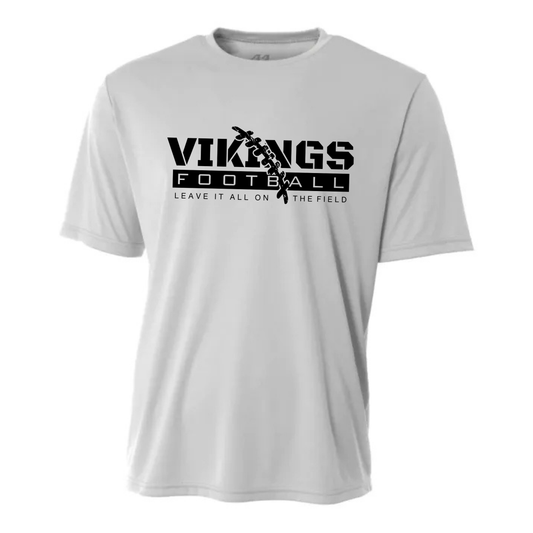 Reverse BLACKOUT Cadillac Vikings Football DRI-FIT Cooling Performance T-Shirt