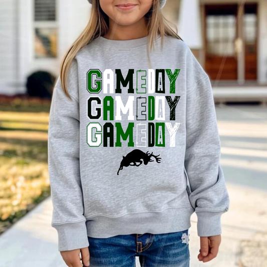 Pine River Bucks Game Day YOUTH Crewneck Sweatshirt