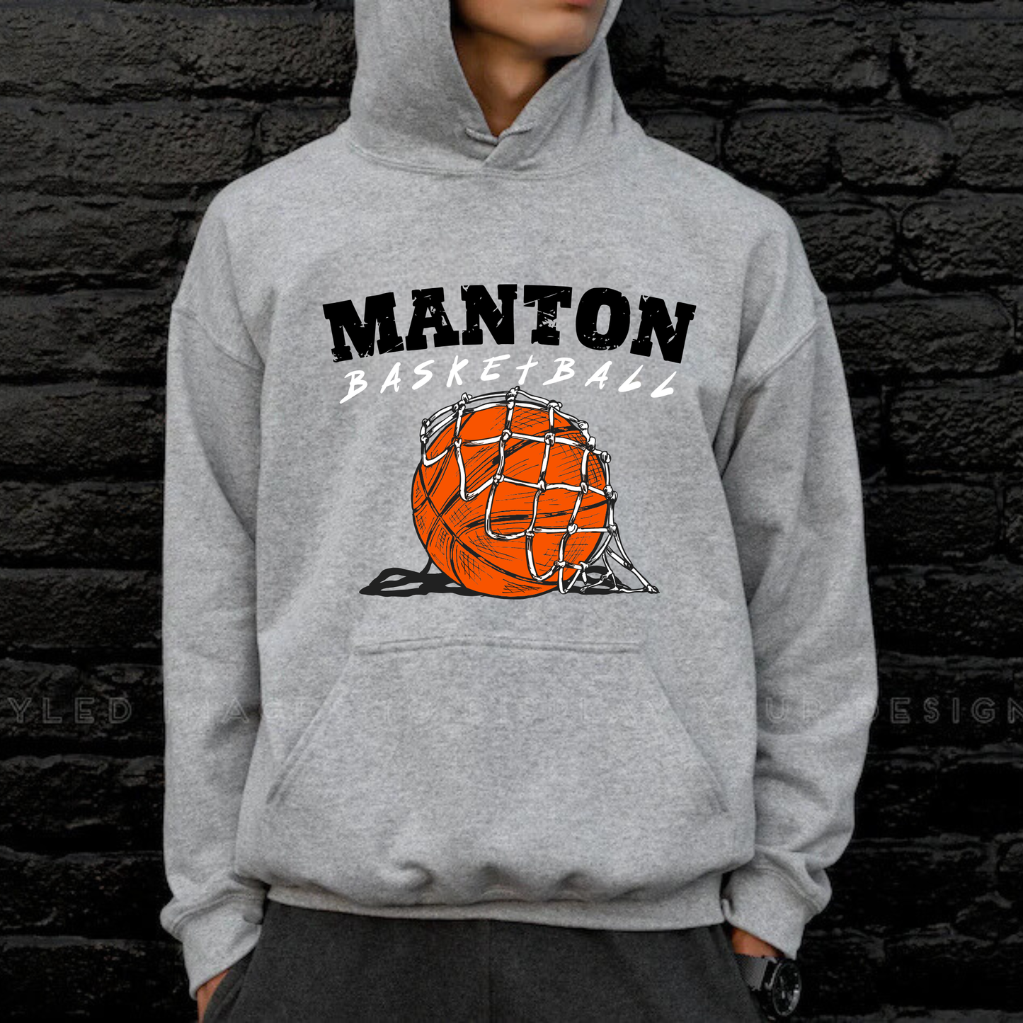 Manton Rangers Basketball Unisex YOUTH Hoodie
