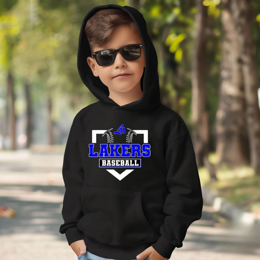 Latitude 44 Lakers Baseball YOUTH Hoodie