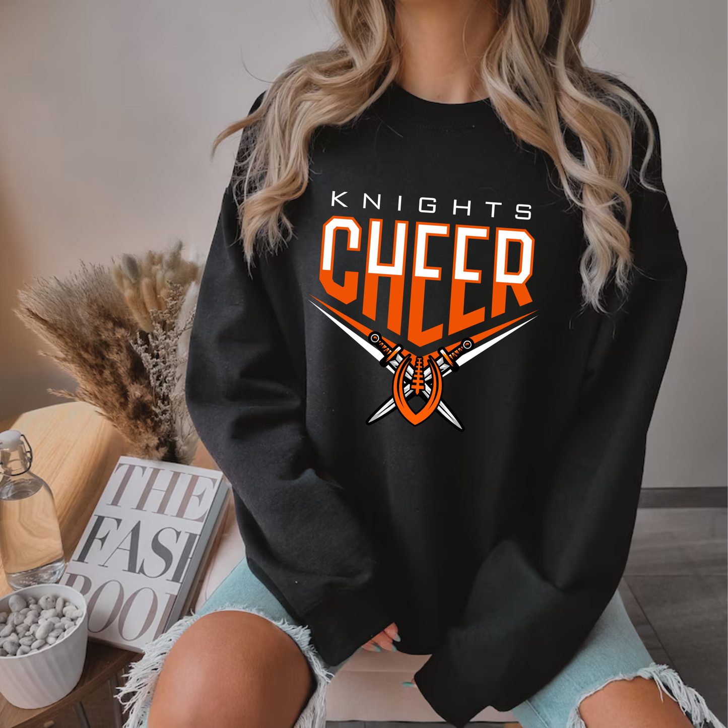 Knights Junior Cheer UNISEX Crewneck Sweatshirt