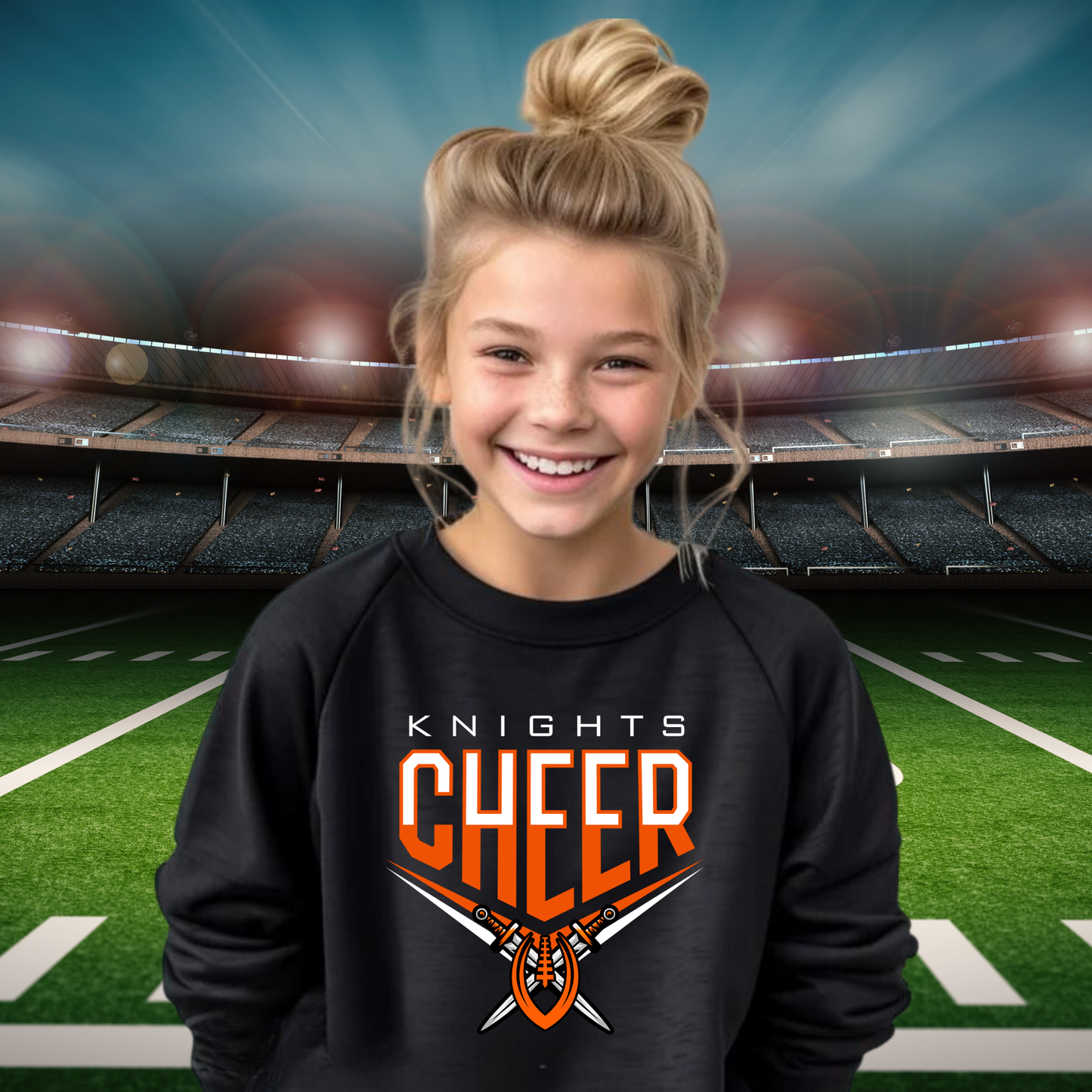 Knights Junior Cheer UNISEX Crewneck Sweatshirt