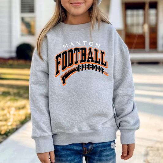 Manton Rangers Football YOUTH Crewneck Sweatshirt