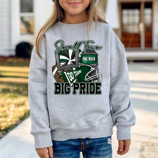 Pine River Small Town Big Pride YOUTH Crewneck Sweatshirt