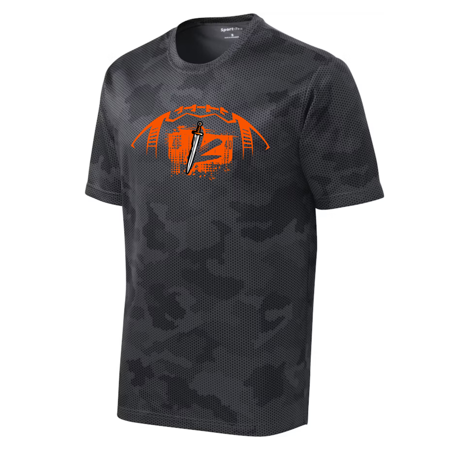 Knights Junior Football DRI-FIT Cooling Performance T-Shirt - Camo Hex Black