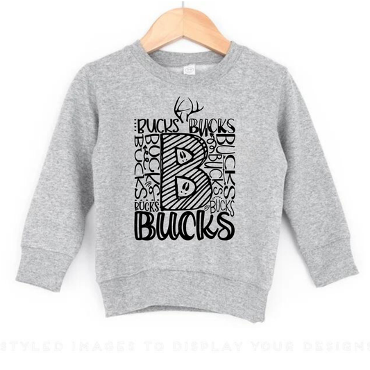 Pine River Bucks YOUTH Crewneck Sweatshirt