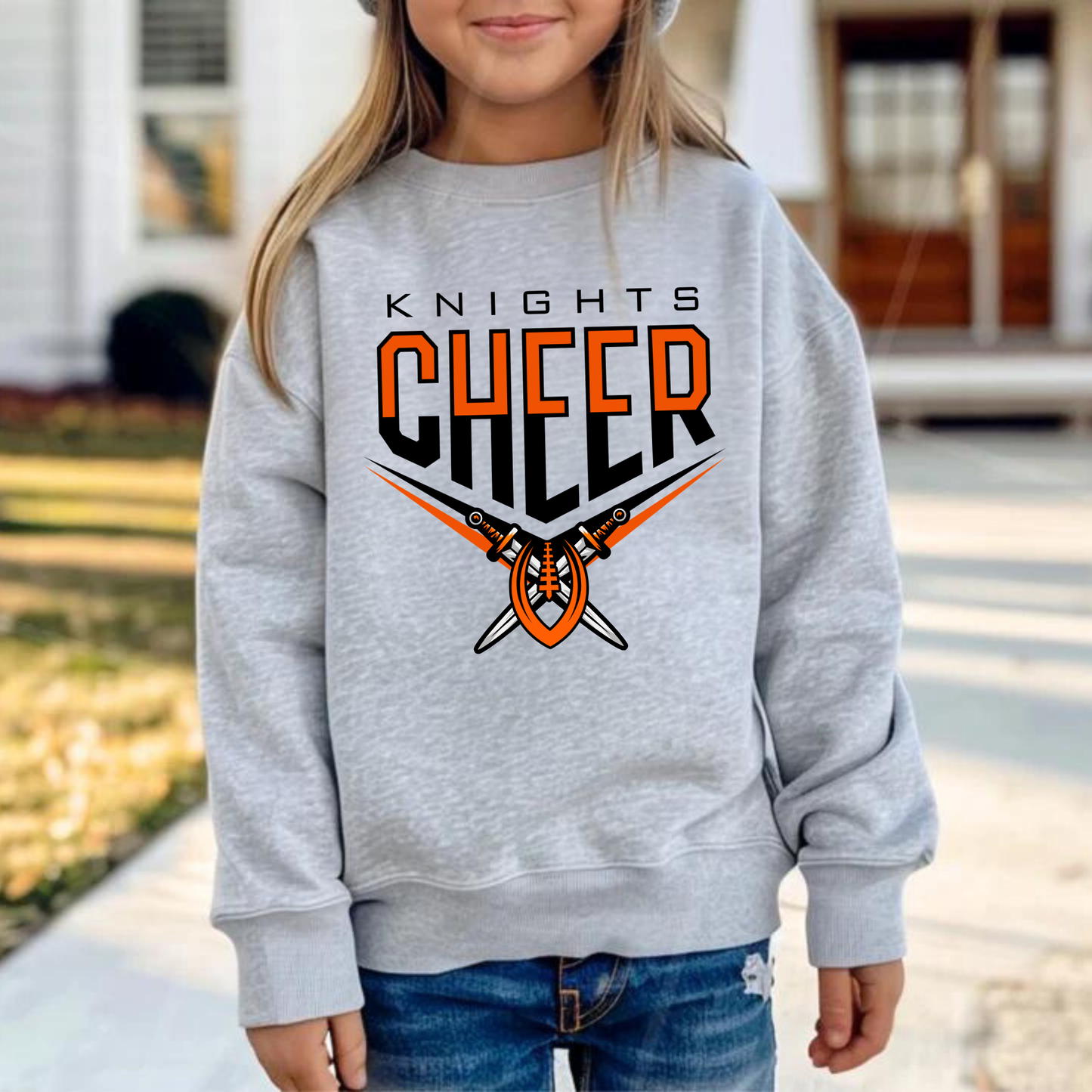 Knights Junior Cheer UNISEX Crewneck Sweatshirt