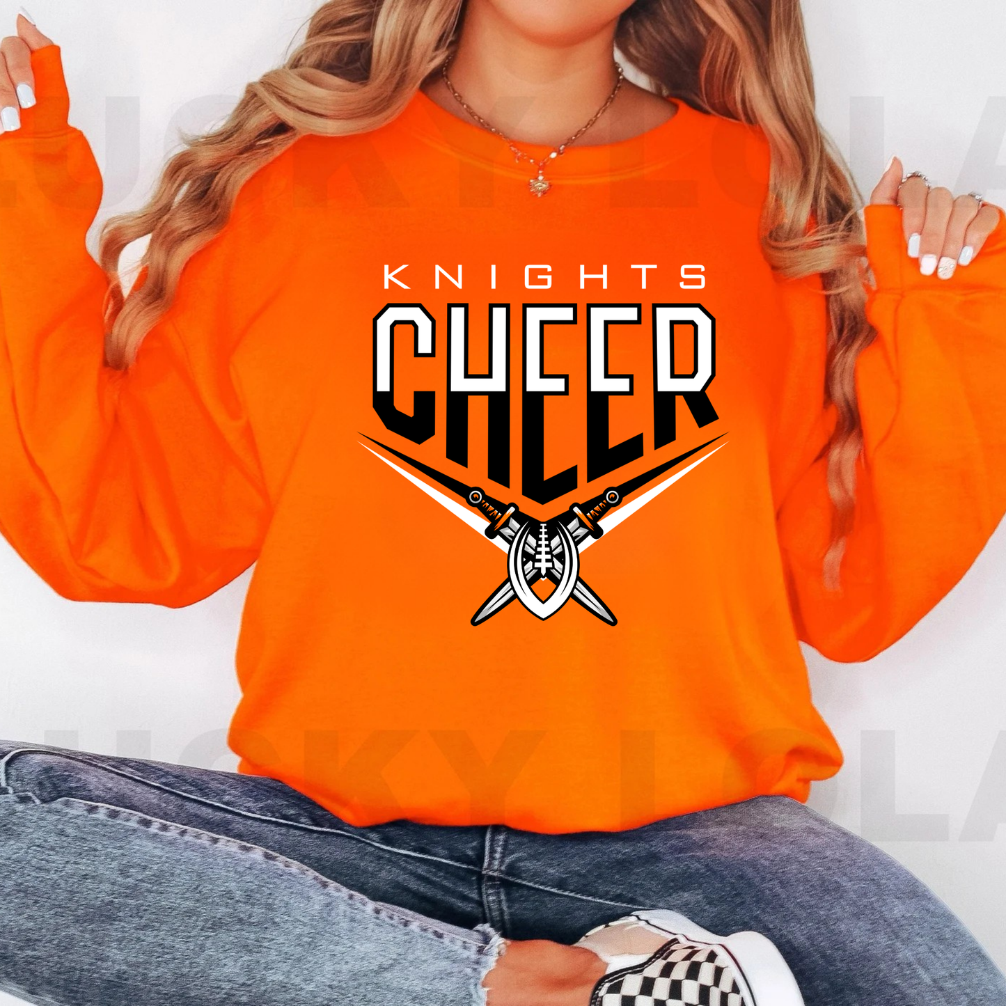 Knights Junior Cheer UNISEX Crewneck Sweatshirt