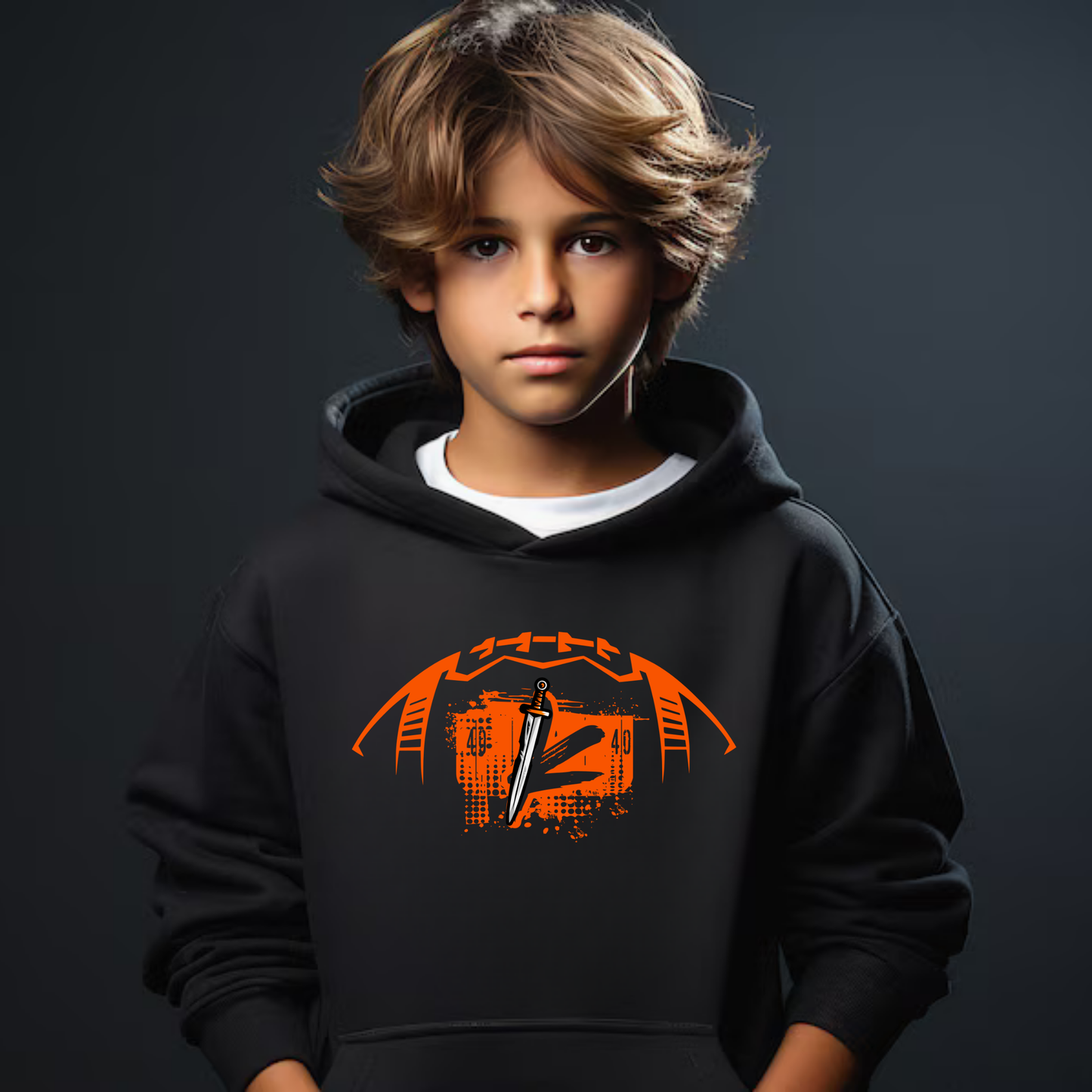 Knights Junior Football Unisex YOUTH Hoodie