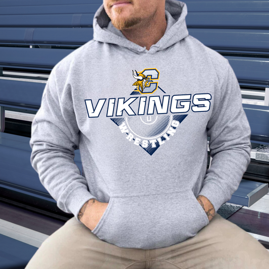 Cadillac Vikings Wrestling ADULT Hoodie