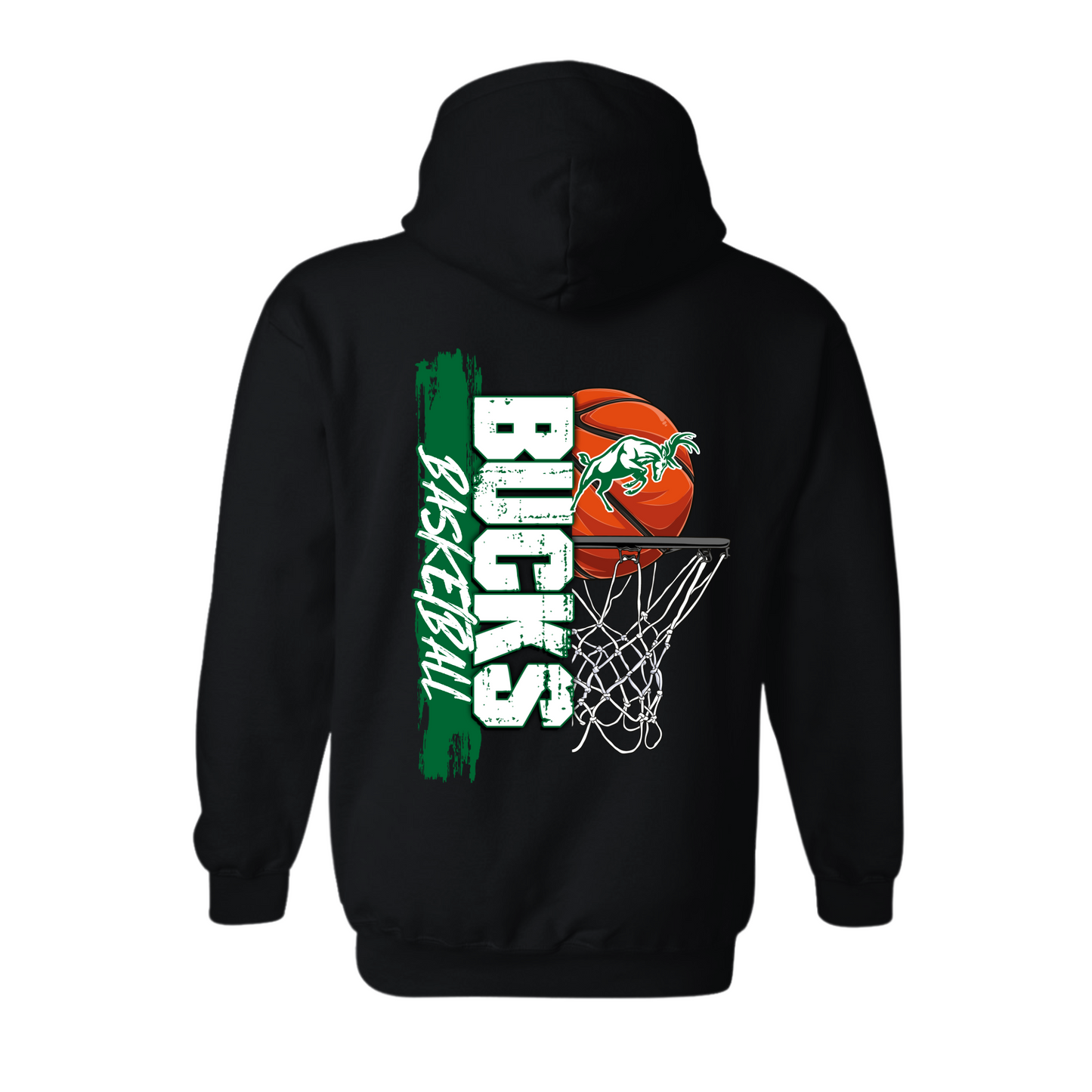 Pine River Bucks Basketball Unisex YOUTH Hoodie