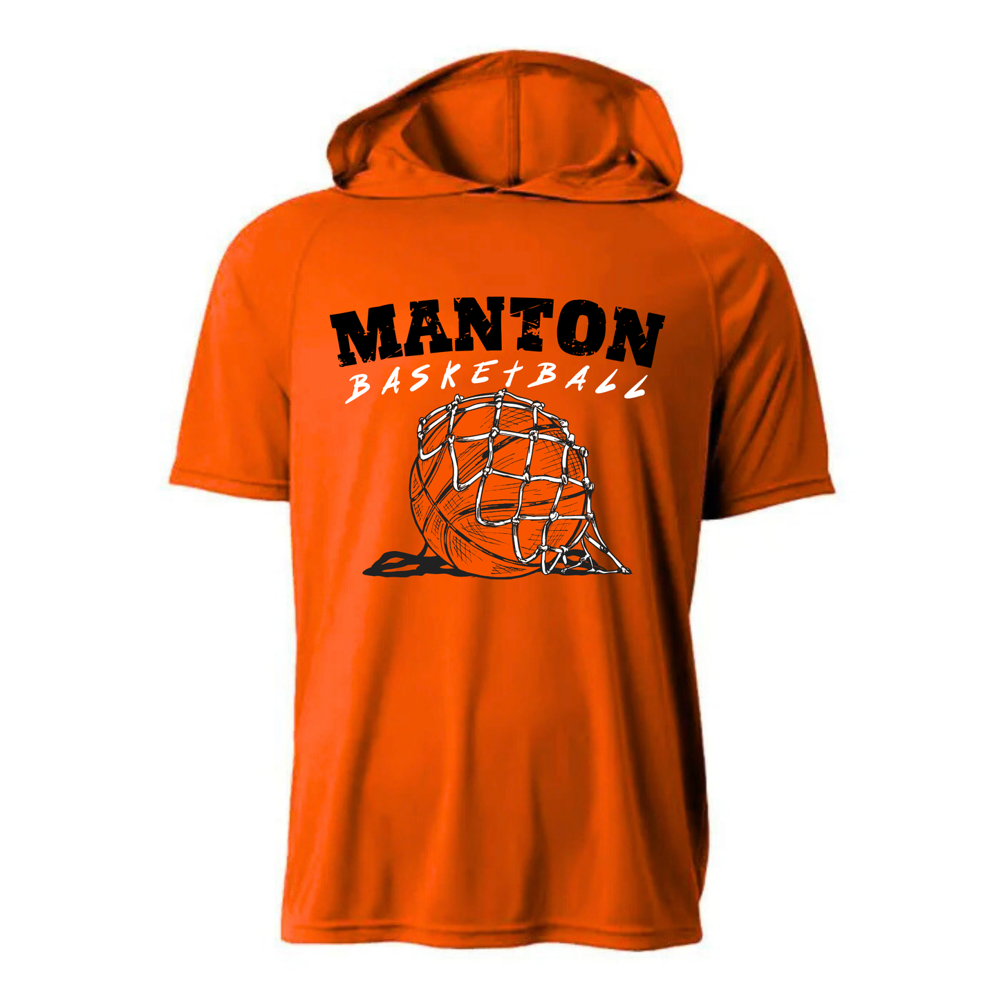 Manton Rangers Basketball DRI-FIT Cooling Performance Hooded T-Shirt