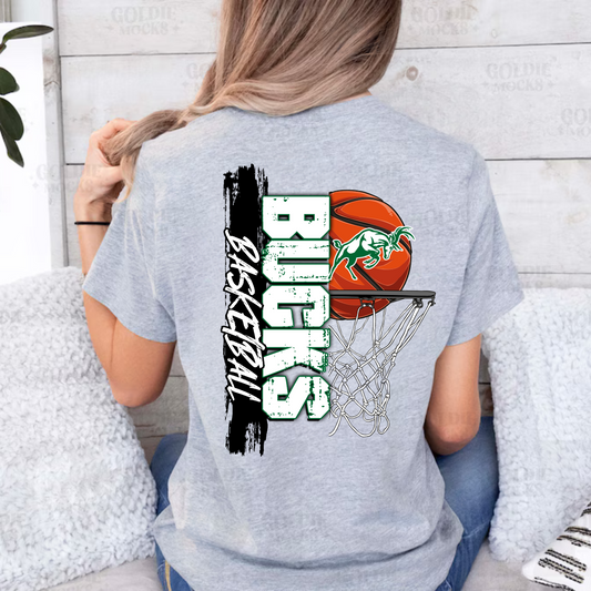 Pine River Bucks Basketball Unisex ADULT T-Shirt