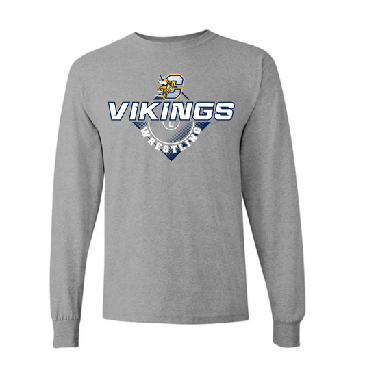 Cadillac Vikings Wrestling UNISEX Long-Sleeve T-Shirt