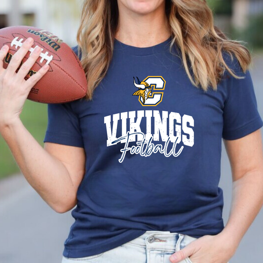 Vikings Football Adult T-Shirt