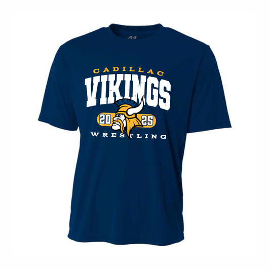 Cadillac Vikings Wrestling DRI-FIT Cooling Performance T-Shirt