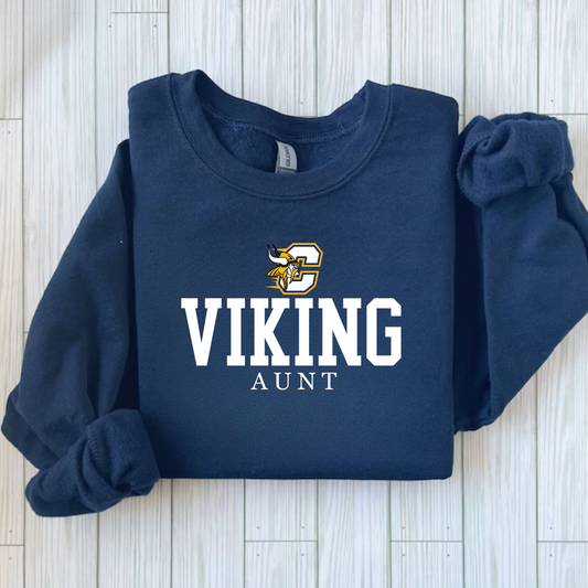 Viking Aunt Adult Crewneck Sweatshirt