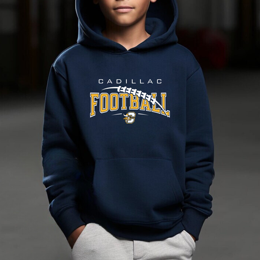 Cadillac Vikings Football Unisex YOUTH Hoodie
