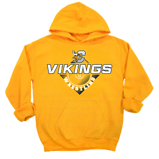 Cadillac Vikings Wrestling Unisex YOUTH Hoodie