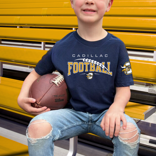 Cadillac Vikings Football Unisex YOUTH T-Shirt