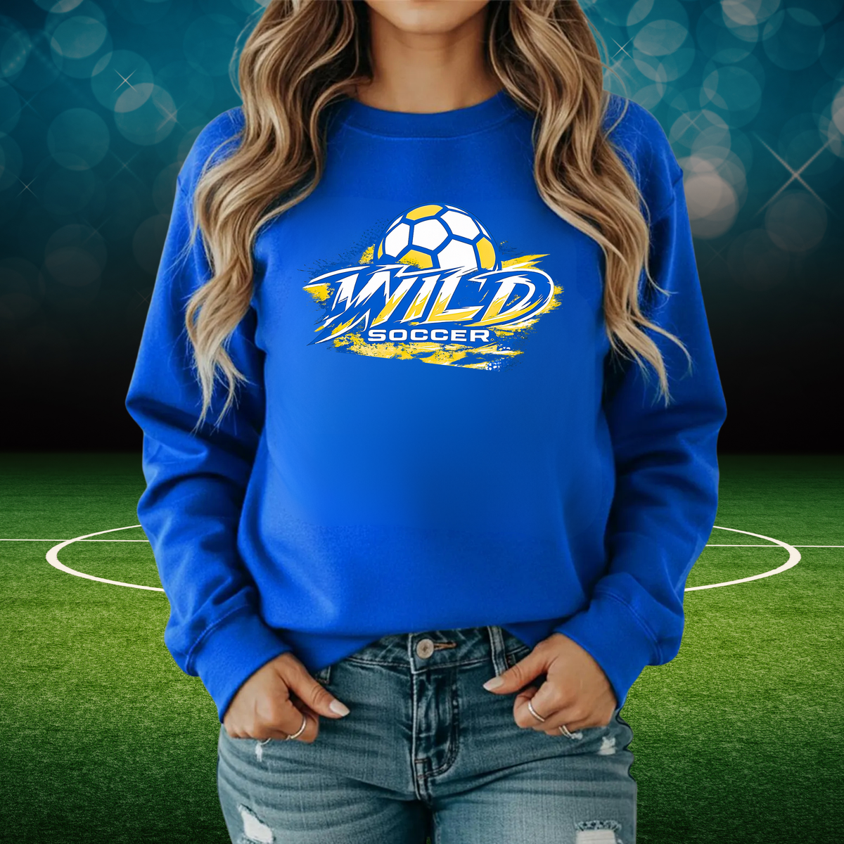 Wild Soccer UNISEX Crewneck Sweatshirt