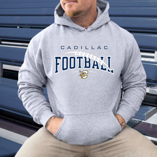 Cadillac Vikings Football ADULT Hoodie