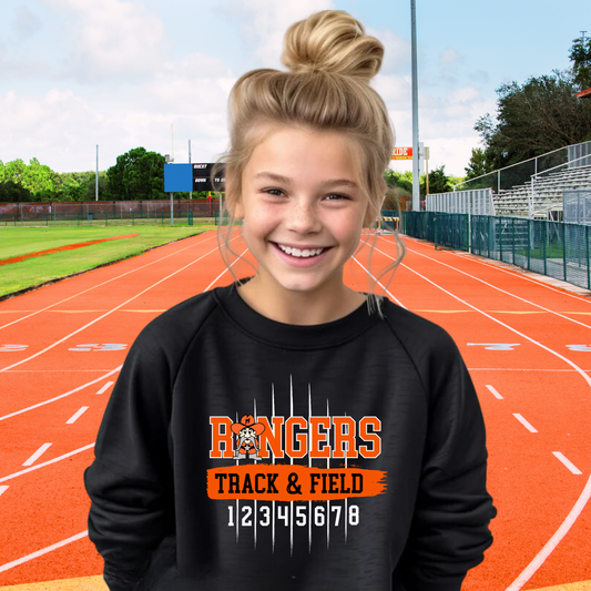 Manton Rangers Track YOUTH Crewneck Sweatshirt