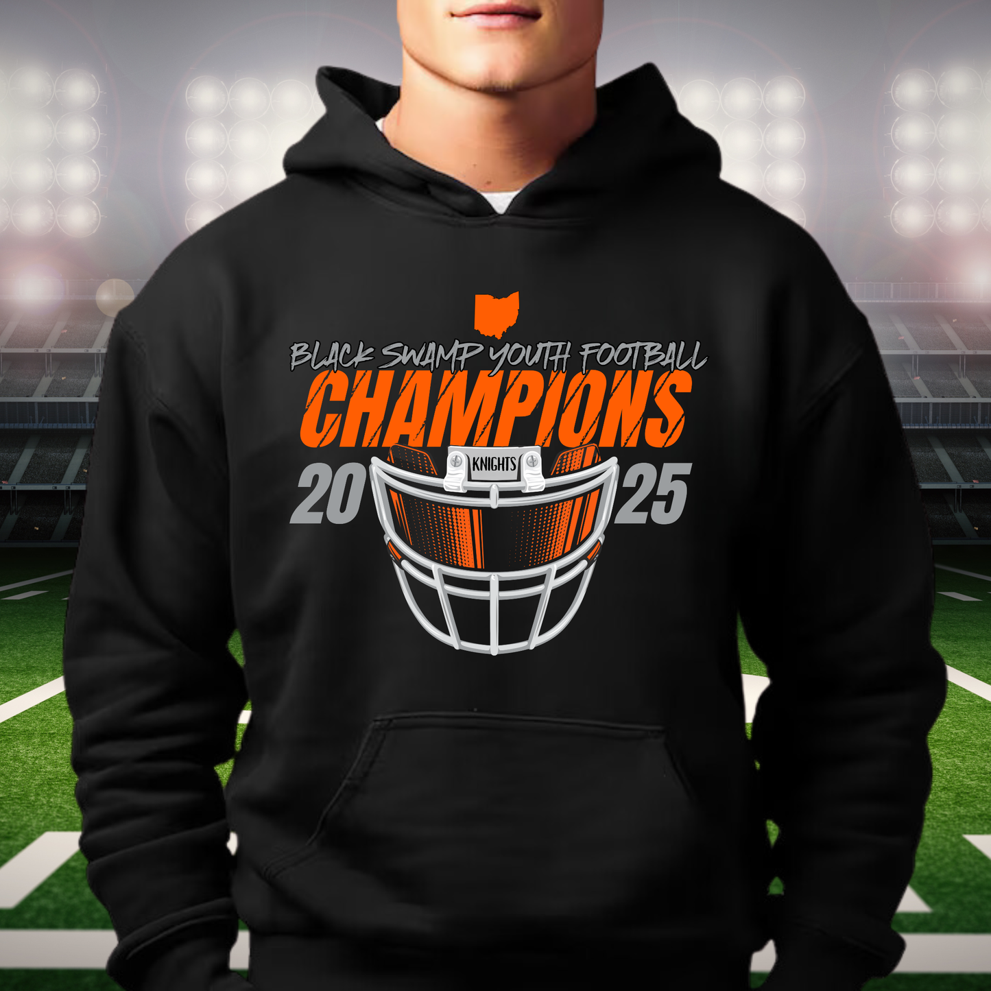 2025 CHAMPIONS Knights Junior Football ADULT Unisex Hoodie