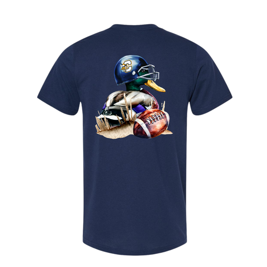 Cadillac Vikings Football Mallard Duck Adult T-Shirt