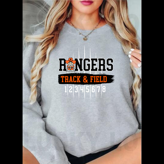 Manton Rangers Track ADULT Unisex Crewneck Sweatshirt