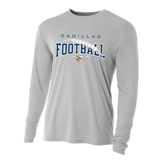 Cadillac Vikings Football DRI-FIT Cooling Performance Long-Sleeve T-Shirt