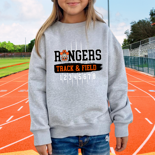 Manton Rangers Track YOUTH Crewneck Sweatshirt