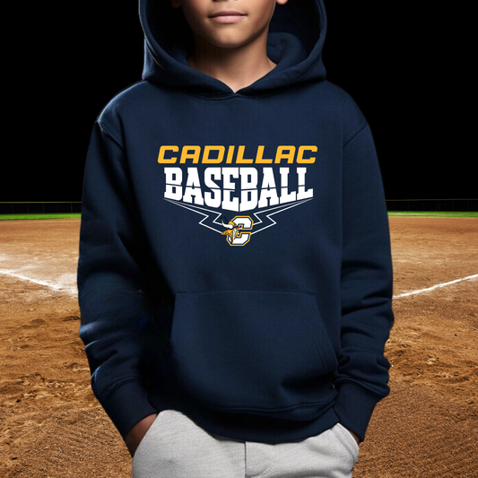 Cadillac Vikings Baseball Unisex YOUTH Hoodie