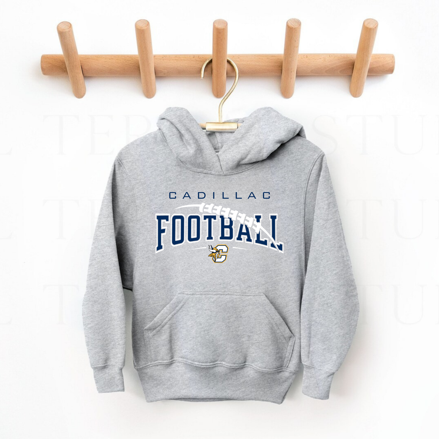 Cadillac Vikings Football TODDLER Hoodie