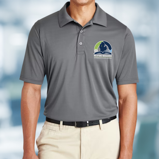 Wexford Missaukee ISD Men's Dri-Fit Performance Polo - GRAPHITE