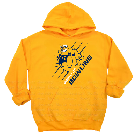 Cadillac Vikings Bowling ADULT Hoodie