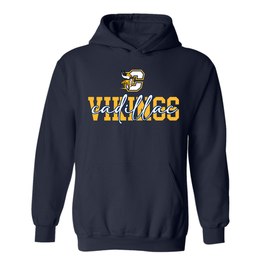 Cadillac Vikings Adult Hoodie