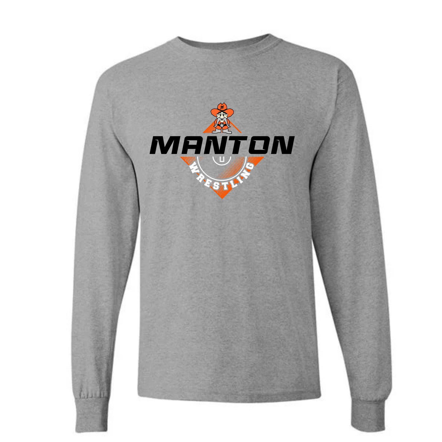 Manton Rangers Wrestling UNISEX Long-Sleeve T-Shirt