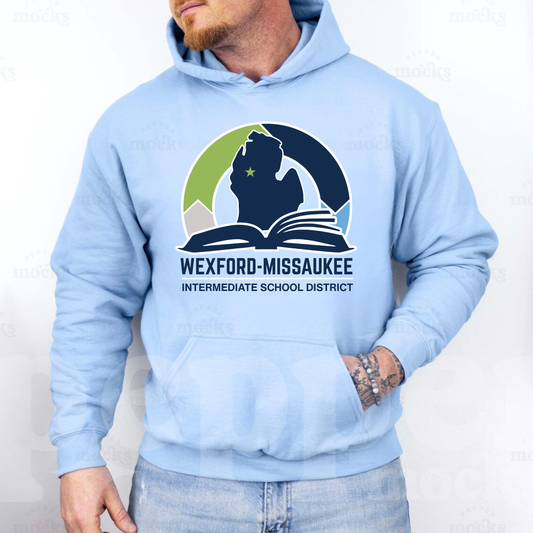 Wexford Missaukee ISD ADULT Hoodie - LIGHT BLUE