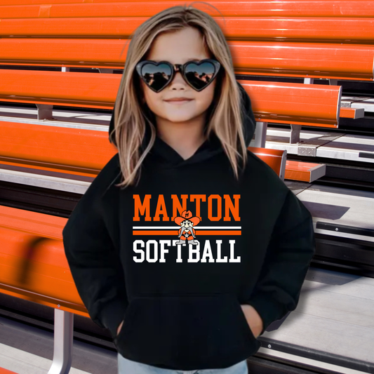 Manton Rangers Softball Unisex YOUTH Hoodie