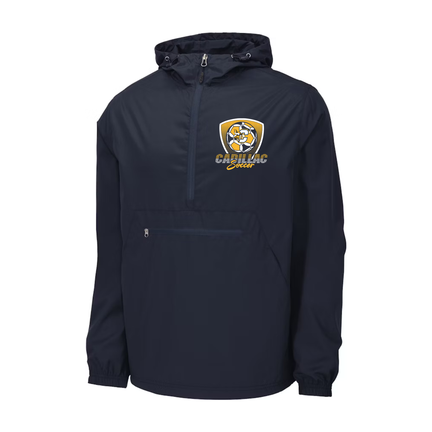 Cadillac Vikings Soccer Light-weight Windbreaker Rain Jacket
