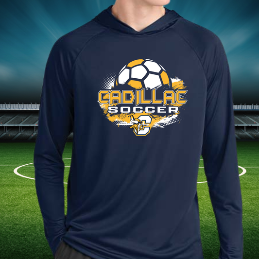 Cadillac Viking Soccer DRI-FIT Cooling Performance Long-Sleeve Hooded T-Shirt