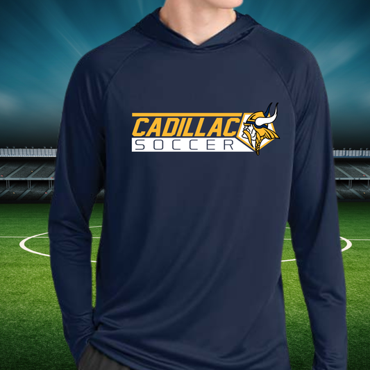 Cadillac Viking Soccer DRI-FIT Cooling Performance Long-Sleeve Hooded T-Shirt